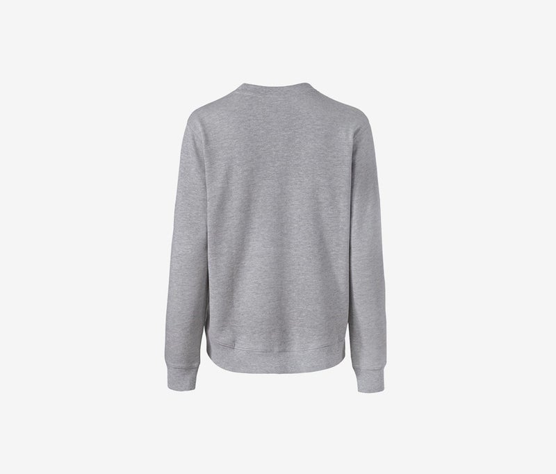 Tchibo Women Long Sleeve Graphic Sweatshirt, Grey - Image 3