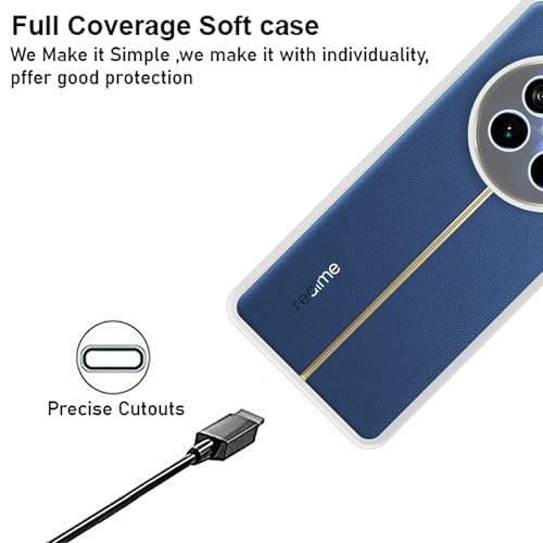 VIDO Transparent Back Case Cover for Realme 12 Pro Plus 5G / Realme 12 Pro 5G (Soft & Flexible & Camera Protection Back Case) - Image 3