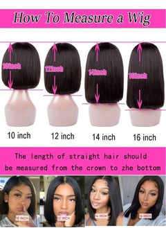 Estelle Brazilian Virgin Human Hair Lace Front Bob Wig Natural Versatile and Long Lasting Available in Various Lace Sizes and Densities Perfect for Any Occasion Adjustable Medium Cap Size for Comfortable Fit  - Image 2