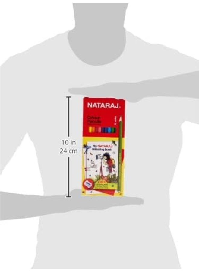 Nataraj Colour Pencils 12-Pieces, Multicolor - Image 2
