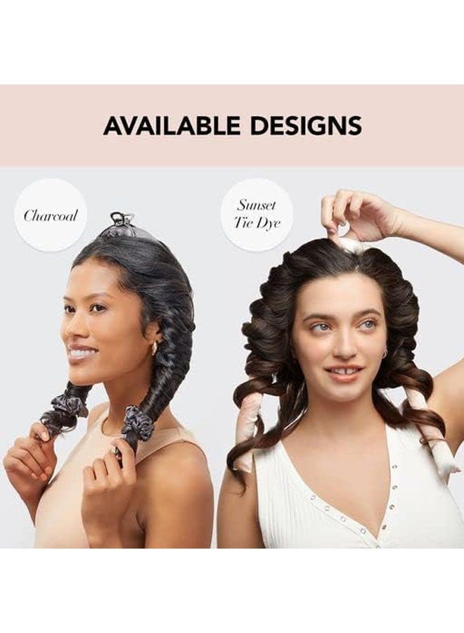 general Satin heatless curling hair set - heatless curling irons for short and long hair |Overnight heatless curling iron |No Heat Curler for Heatless Curling Hair | - Image 2