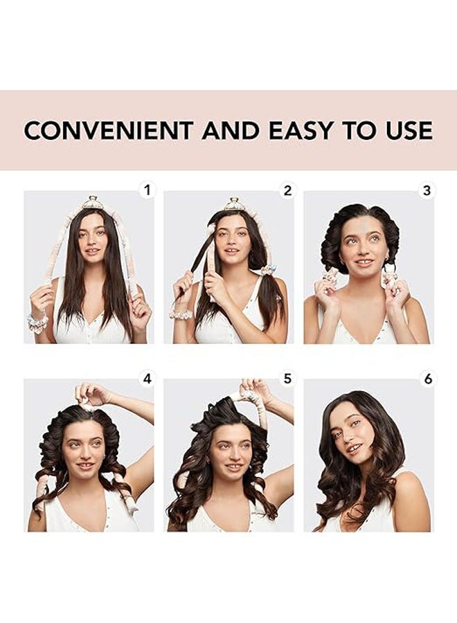 general Satin heatless curling hair set - heatless curling irons for short and long hair |Overnight heatless curling iron |No Heat Curler for Heatless Curling Hair | - Image 5