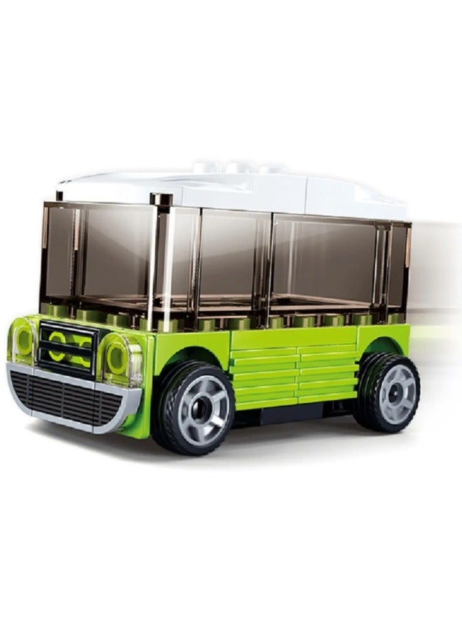 Sluban 41-Piece Travel Bus Shaped Blocks - Image 1
