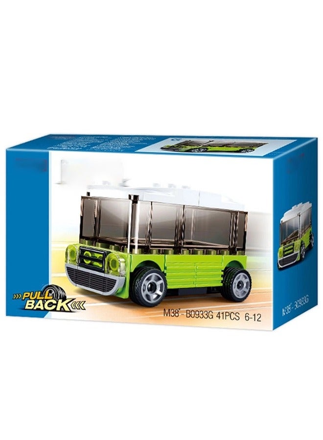 Sluban 41-Piece Travel Bus Shaped Blocks - Image 2