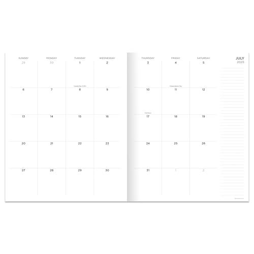 TF Publishing July 2025 - June 2026 Night Sky Small Weekly Monthly Planner - 12 Month Academic Planner 2025-2026 with Durable Cover, Thick Uncoated Paper, and Wire Binding - 3.5 in x 6.5 in - Image 2