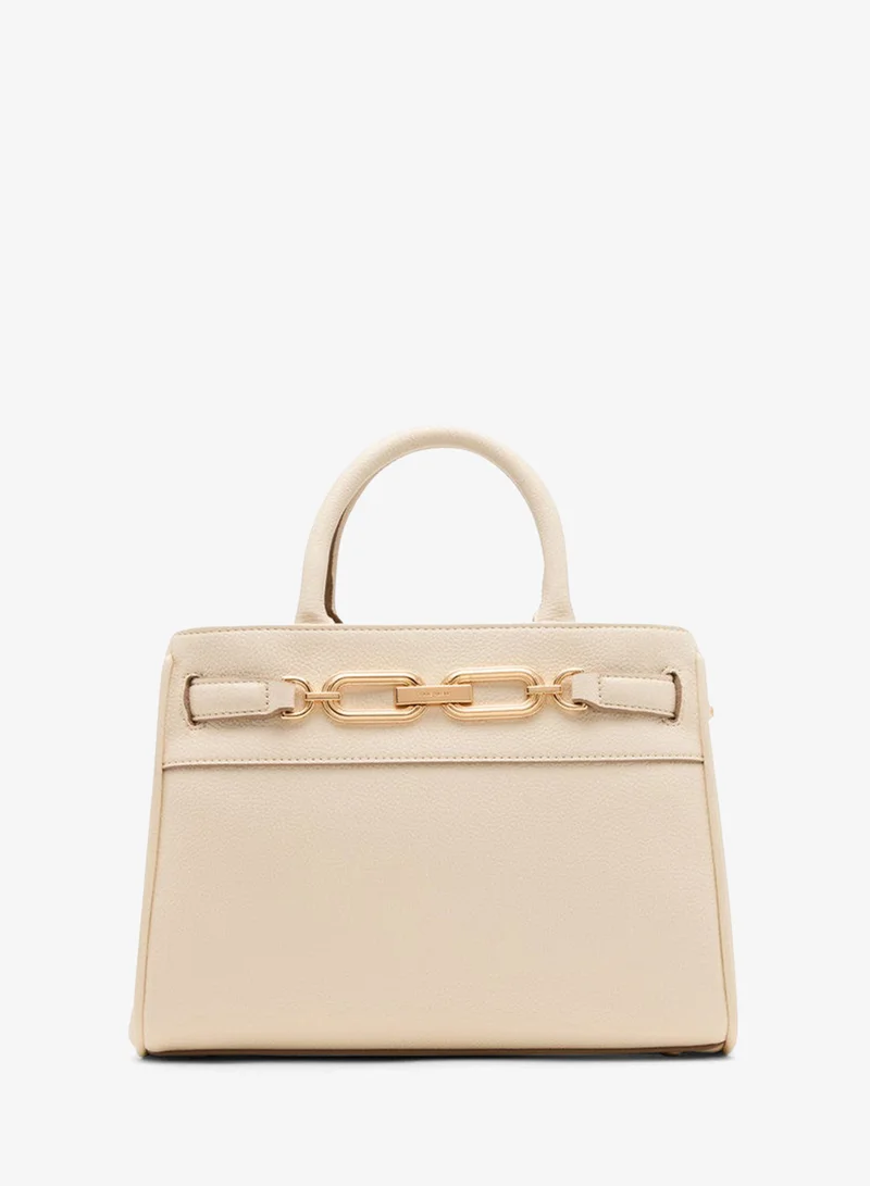 ان كلاين AKH6090 White Women's Satchel Bags