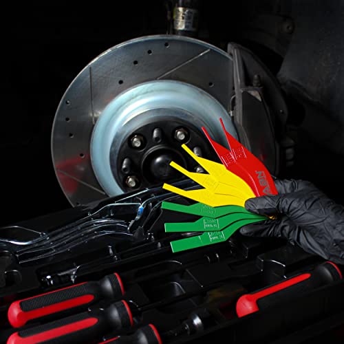 ABN طقم أدوات أسطوانة الفرامل ABN 15 قطعة مع كماشة النوابض، ملاعق الفرامل، مقياس الوسادة، أداة النوابض الفرامل - Image 3