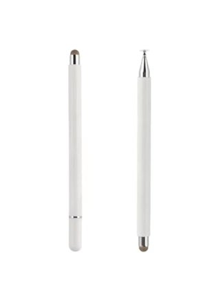 Super Lite Weight Capacitive Stylus Pen for Touch Screen Devices with Fine Point Disc Compatible with All i.O.S and Smart Android Phone & Tablets Non Magnetic (White) - pzsku/Z55045DD55C6B45E39EE2Z/45/_/1728729218/9aae1e14-dbd1-42b7-b41c-183bb511ccbd