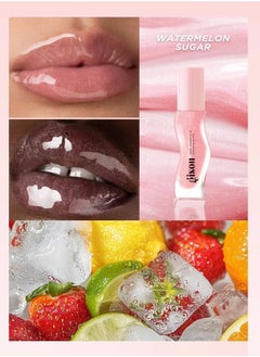 Gisou GISOU Honey Lip Oil – Watermelon Sugar (8ml) – Hydrating & Nourishing Lip Gloss with Mirsalehi Honey  - Image 2