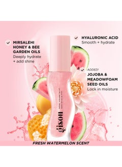 Gisou GISOU Honey Lip Oil – Watermelon Sugar (8ml) – Hydrating & Nourishing Lip Gloss with Mirsalehi Honey  - Image 3