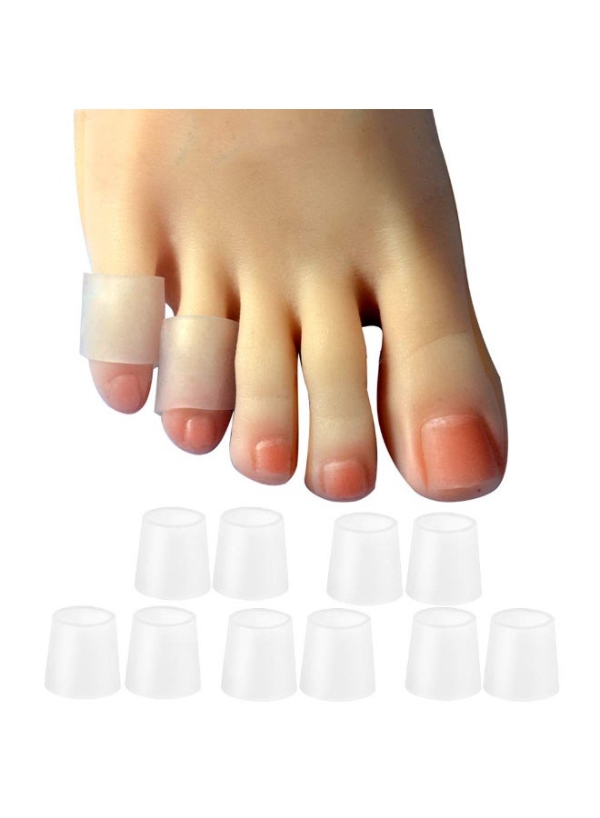 10 Pack Pinky Toe Sleeves Protectors, Toe Covers, Protect Toe from Rubbing, Ingrown Toenails, Corns, Blisters, Hammer Toes and Other Painful Toe Problems - Image 4