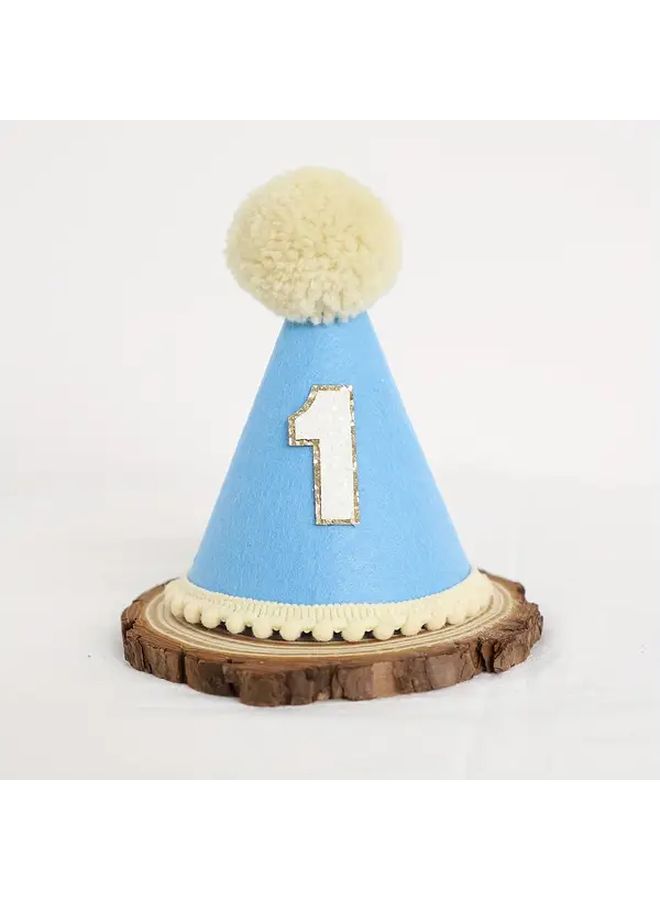 Blue Fe 1st Birthday Hat for Pets Perfect Photo Prop Party Decor - Image 4