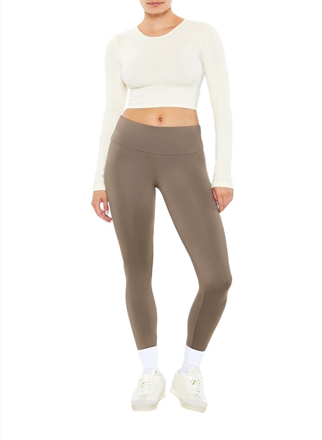 FOREVER 21 Contour Sculpt Mid-Rise Leggings - Image 1
