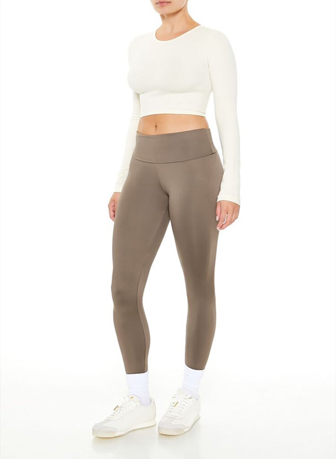 FOREVER 21 Contour Sculpt Mid-Rise Leggings - Image 3