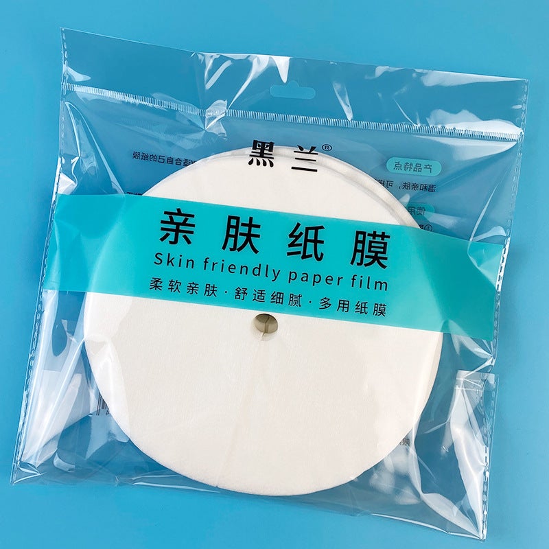 18Cm Open Light Silk Pleural Paper Skin-Friendly Chest Care Disposable Beauty Salon Self-Made Pleural Paper Black Blue - Image 3
