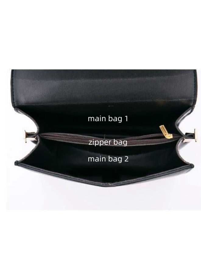 Women's Versatile Contrasting Plaid Shoulder Bag, Ladies PU Leather Crossbody Bag Side Bag Carry Bag, Daily Commuting Large-capacity Handbag Tote Bags Clutch Bag Satchel Bags for Girls/Students  - Image 5
