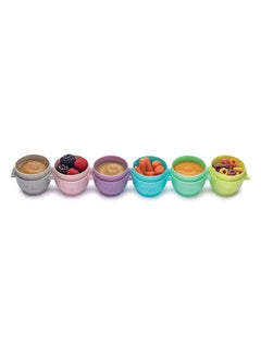 melii Pack Of 6 Baby Food Storage Snap And Go Pods, 2Oz  - Image 2