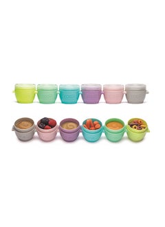 melii Pack Of 6 Baby Food Storage Snap And Go Pods, 2Oz  - Image 3
