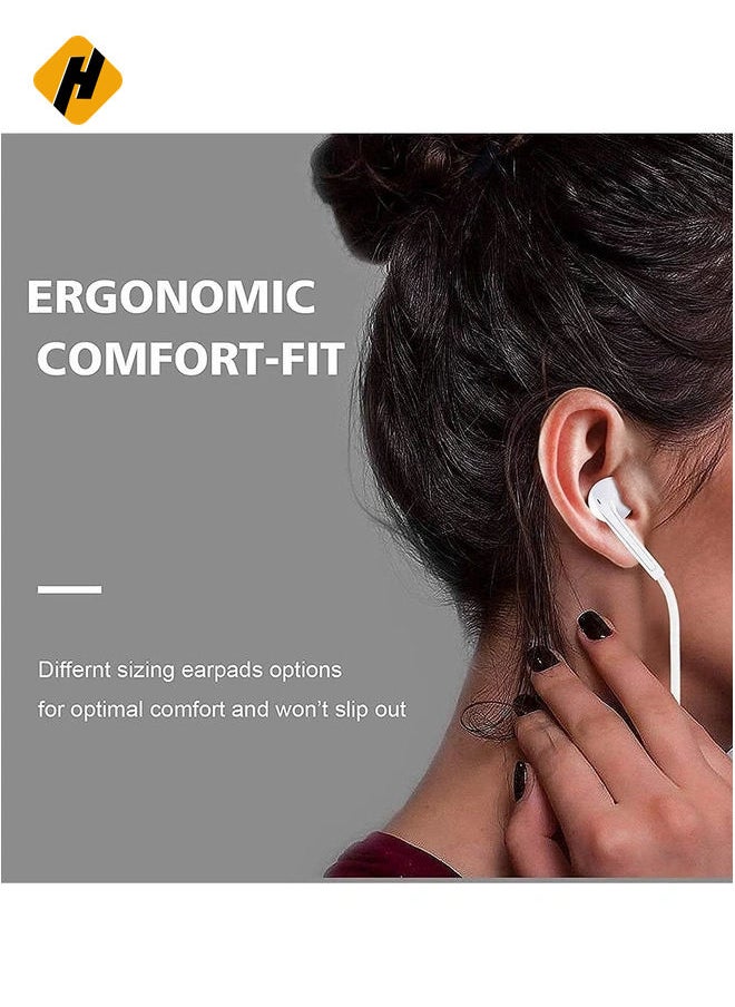 HuHa - for iPhone Earphones Wired Headphones Built-in Mic&Volume Control & Noise Cancellation In-Ear Earphones Earbuds Compatible for iPhone 11/12/13 Pro/XS Max/8/8plus 7/7plus Support for all iOS - Image 1