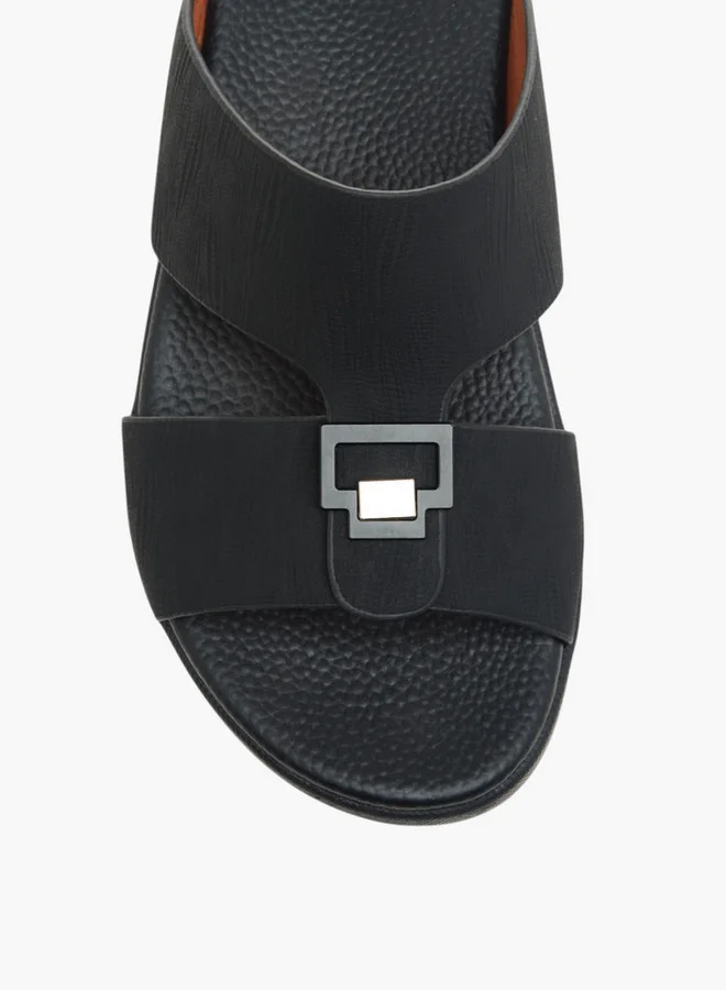 ال بي ال من شو اكسبرس Metal Accent Slip-On Arabic Sandals