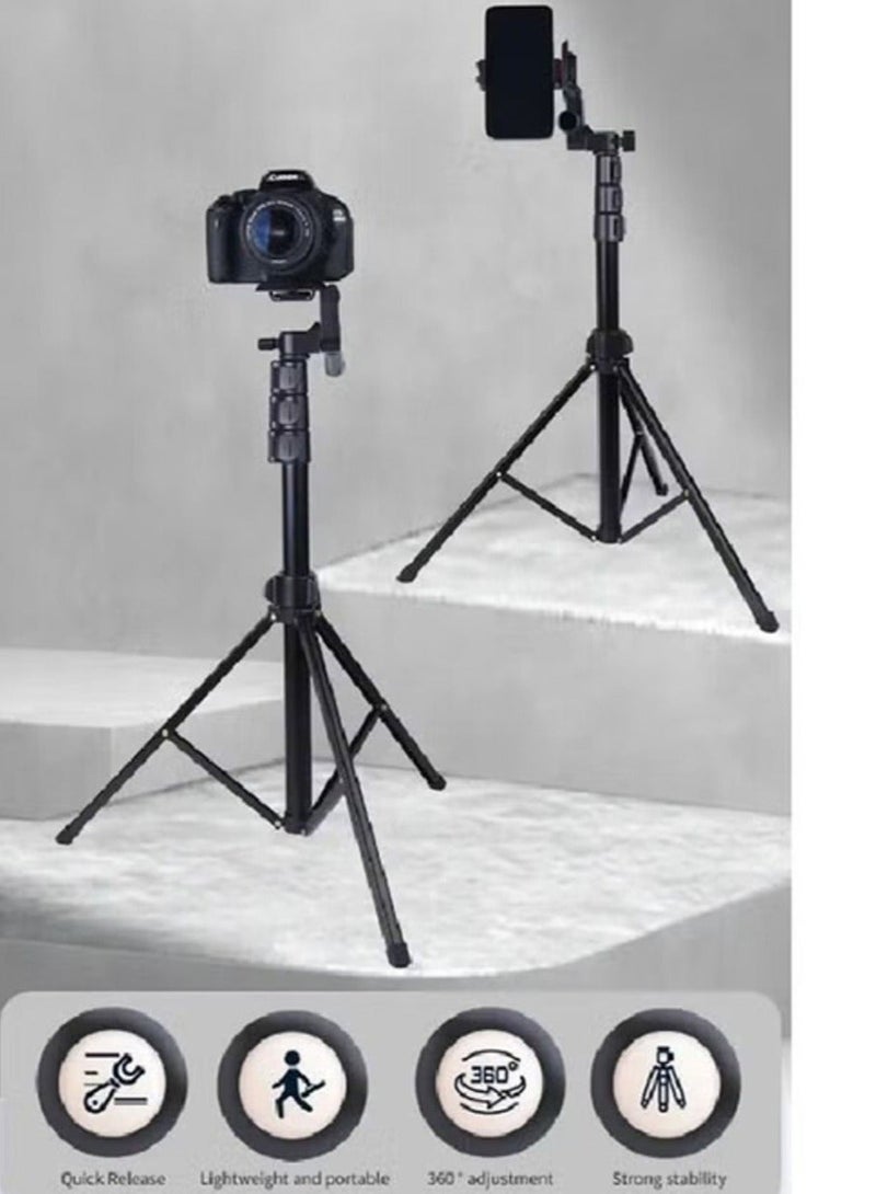 Jmary KP-2206 Multi-functional Adjustable Portable Camera Tripod, Black - Image 3