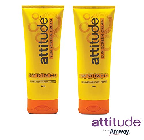 Amway Attitude Sunscreen Cream (100 G, Set Of 2Pcs, Spf, Spf 30, Combination) - Image 1
