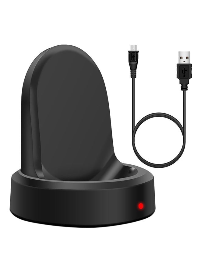 Voberry Portable Wireless Fast Charger For Samsung Galaxy Watch Black - Image 1