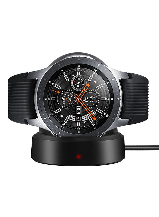 Voberry Portable Wireless Fast Charger For Samsung Galaxy Watch Black - Image 2