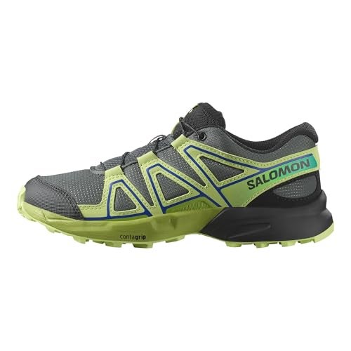 Salomon Unisex Junior’s Speedcross Trail Running Shoes for Kids - Urban Chic/Sharp Green/Dark Citron - 1 - Image 1