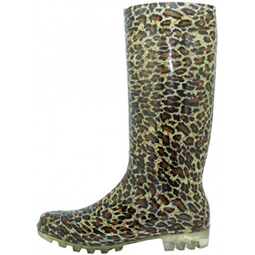 Shoes8teen Shoes 18 Womens Classic Rain Boot with Buckle (6, Royal Blue Rain) - Image 2