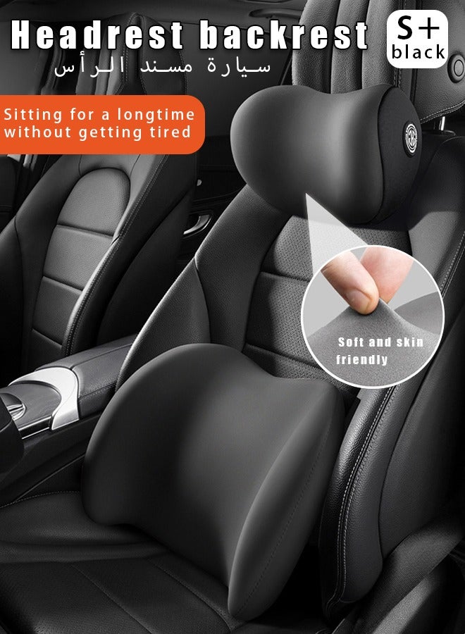 بيوينتي وسادة رأس كرسي السيارة وسادة الرقبة وسادة الخصر أجهزة علم الأعصاب وسادة الرقبة لسيارة وسادة الخصر دعم الرقبة للمركبات تخفيف آلام الرقبة وسادة الرقبة القابلة للتعديل وسادة الخصر تقنية نسيج مضادة للสถ - Image 1