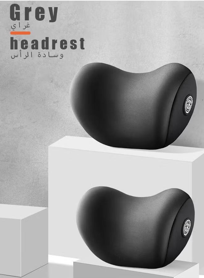 بيوينتي وسادة رأس كرسي السيارة وسادة الرقبة وسادة الخصر أجهزة علم الأعصاب وسادة الرقبة لسيارة وسادة الخصر دعم الرقبة للمركبات تخفيف آلام الرقبة وسادة الرقبة القابلة للتعديل وسادة الخصر تقنية نسيج مضادة للสถ - Image 4