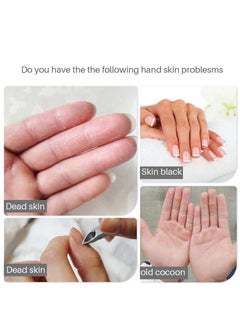 Captaintech Moisturiser Gloves, 3Pcs Hand Masks for Dry Hands, Plant Extracts for Dry, Aging, Cracked Hands Intense Skin Nutrition Hand Cream Mask, Whitening and Anti aging, Repair Rough Skin (Aloe Vera)  - Image 2