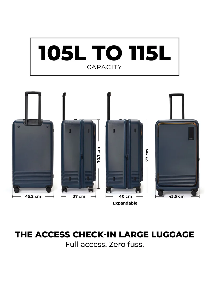 Mokobara  The Access Trunk Luggage - German Makrolon Polycarbonate Material | Ocean Sunray, Blue & Yellow  | Best Price UAE