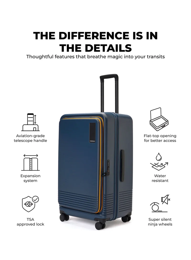 Mokobara  The Access Trunk Luggage - German Makrolon Polycarbonate Material | Ocean Sunray, Blue & Yellow  | Best Price UAE