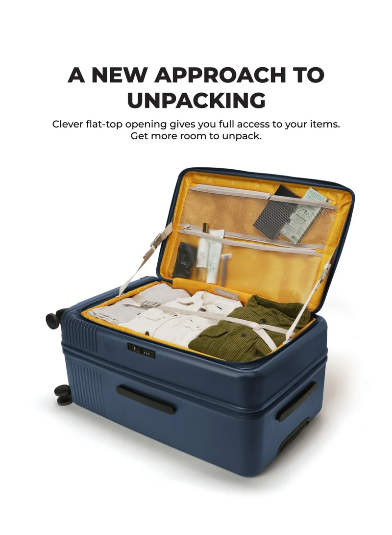 Mokobara  The Access Trunk Luggage - German Makrolon Polycarbonate Material | Ocean Sunray, Blue & Yellow  | Best Price UAE