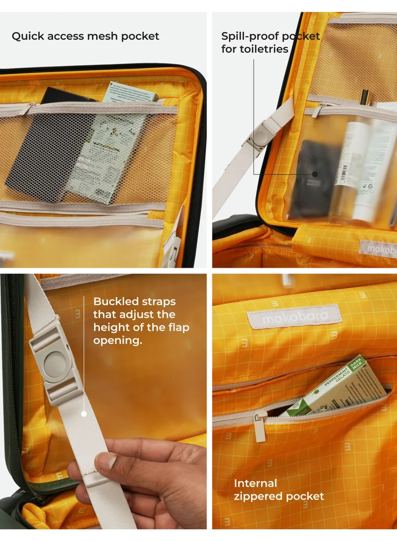 Mokobara  The Access Trunk Luggage - German Makrolon Polycarbonate Material | Ocean Sunray, Blue & Yellow  | Best Price UAE