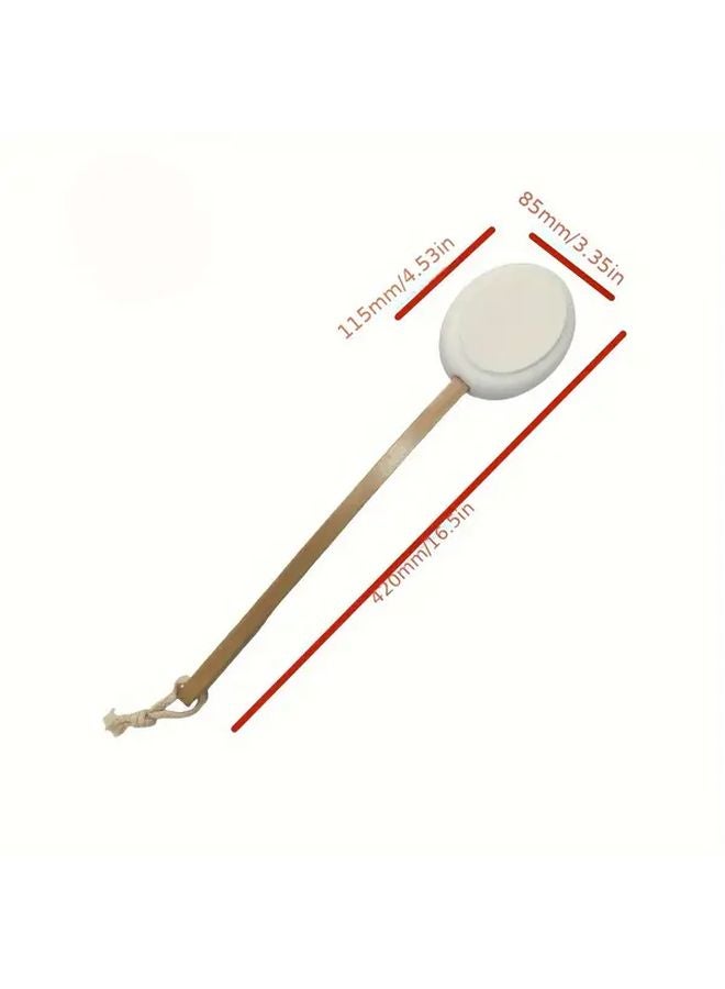 Wooden Handle Body Lotion Applicator Brush For Moisturizer And Sunscreen - Image 5