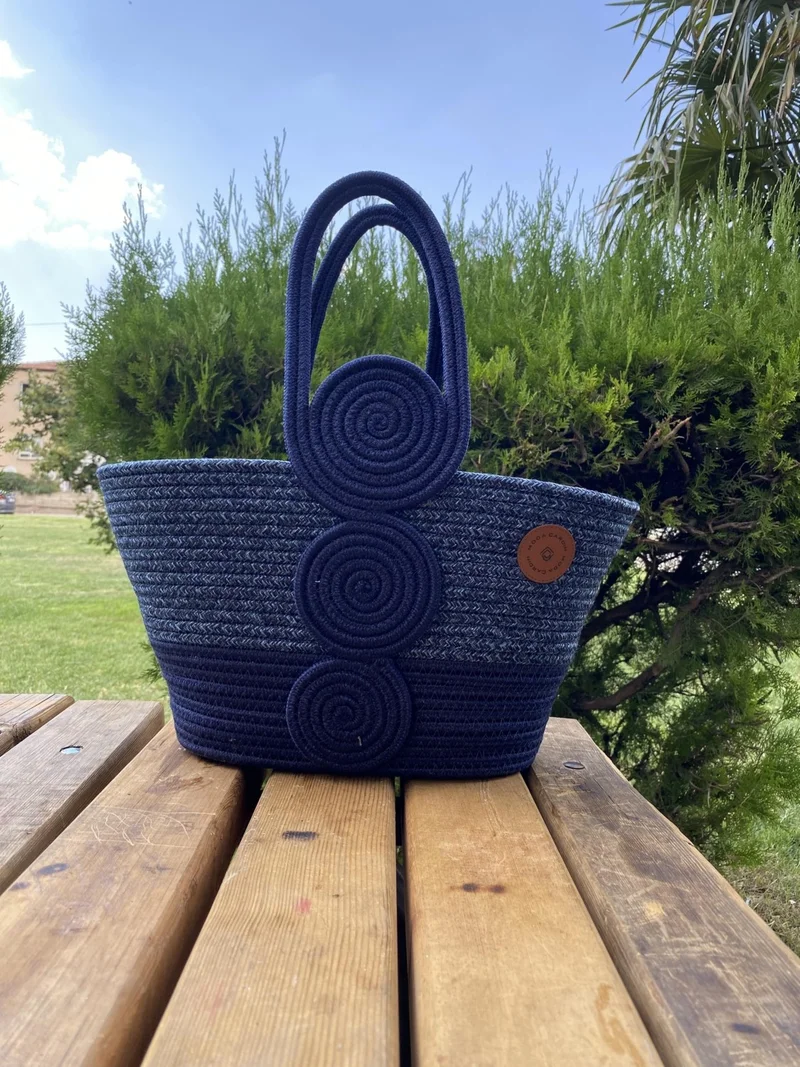 بدز ديري Jute Straw Look Handbag Beach Bag Shoulder Bag