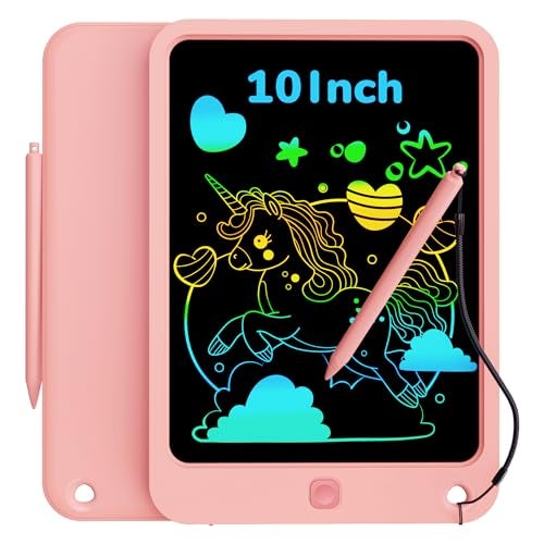 KOKODI LCD Writing Tablet for Kids 10 Inch Colorful Drawing Tablet Educational Learning Kids Toys for Age 312 Years Old Toddler Doodle Board School Supplies for Girls Birthday Gifts 57 - Image 1