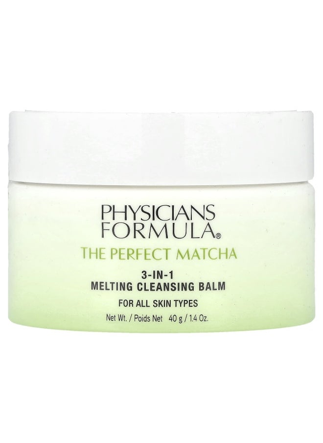 Physician's Formula Physicians Formula, The Perfect Matcha, 3-In-1 Melting Cleansing Balm, 1.4 oz (40 g)  - Image 1