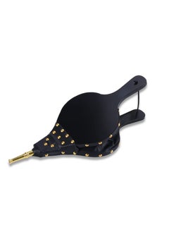 17"x 7.5" Bellows,Fireplace Bellows for Fire Pit Wood Stove Camping, Fireplace Blower with Hanging Strap,Cast Nozzle Fireplace Bellows Indoor(Black,17"x 7.5")