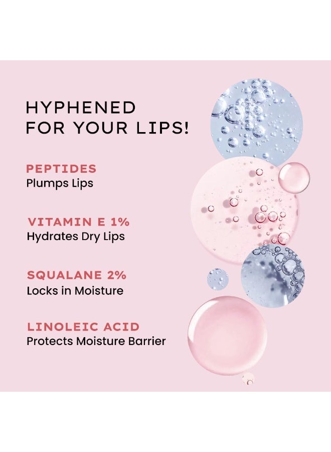 Hyphen Tinted Lip Balm - Hazel | 1% Vitamin E, 2% Squalane & Peptides | Brightening Lip Balm for Dark Lips | 24h Moisturization & Hydration for Dry & Chapped Lips - 10 g, Brown - Image 3