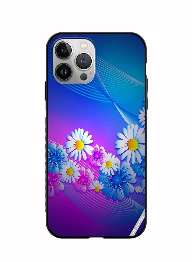 VR CREATIVE Protective Case Cover For Apple iPhone 12 Pro Max Flower Design Multicolour - Image 1