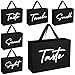Kolldenn 5 Senses Gift Bags for Him Her with Ribbon Handles Sight Smell Touch Taste Sound Paper Gift Bags for Men Women Birthday Valentine Wedding Anniversary PartyBlack126 x 87 x 4 Inches - Image 1
