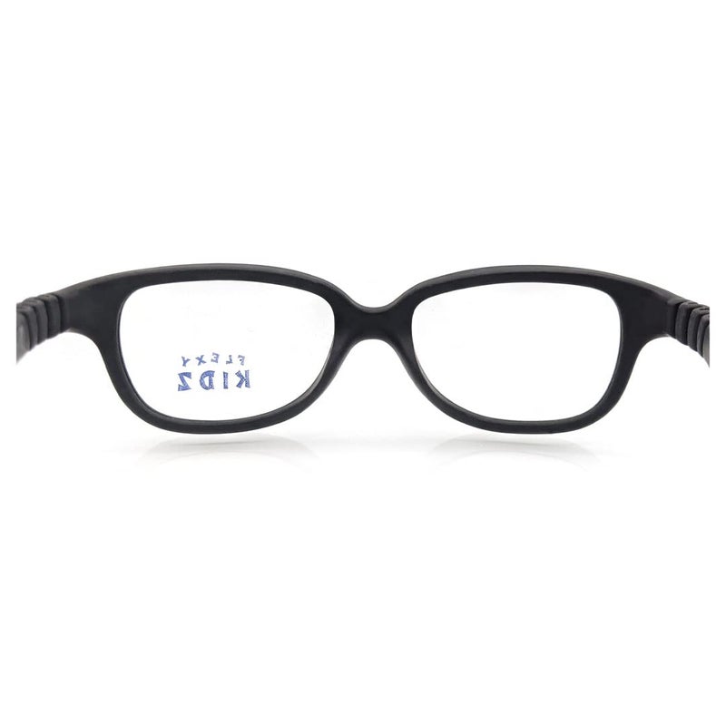 Flexi Kidz Blue Light Blocking Anti Glare Zero Power Unbreakable Eyeglasses Spectacle Frame Protection From TV Mobile Laptop Computer for Kids Girls Boys Unisex With Antislip Silicone Band - Image 4