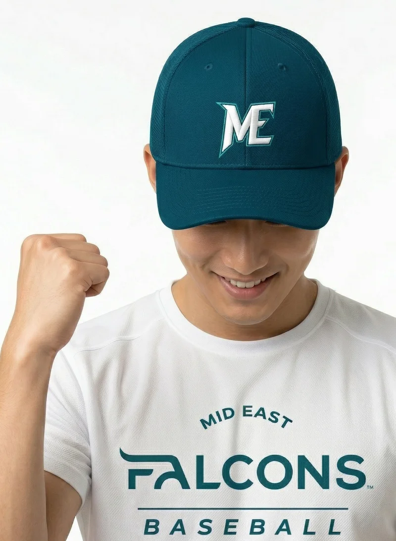Baseball United Falcon Blue Mid East Falcons Double Play Active Cap  | Best Price UAE
