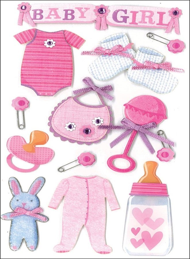 EK Success Jolee's Boutique Dimensional Stickers, Baby Girl (50-50314) - Image 4