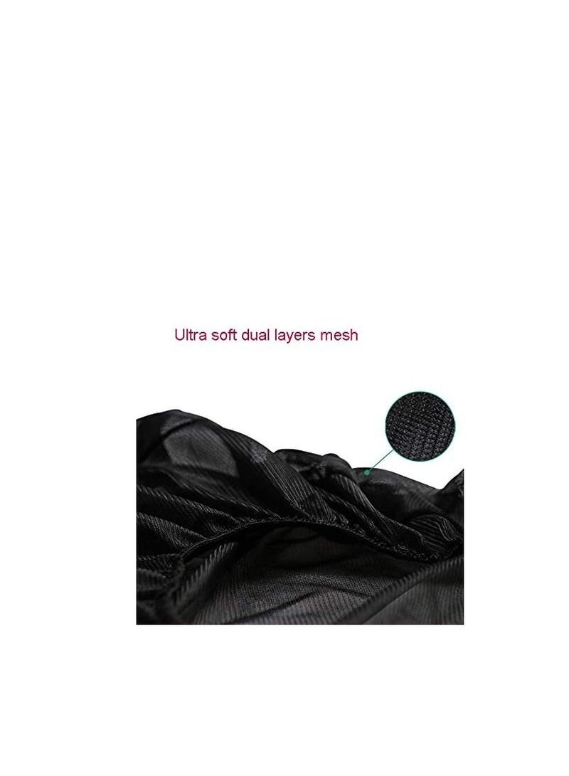 SHOWAY Pair of black Car Sun Shade Side Window Windshield Cover UV Protect perspective mesh/XL - Image 2