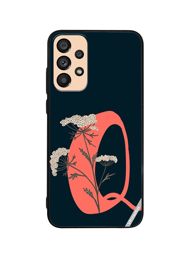 VR CREATIVE Protective Case Cover For Samsung Galaxy A33 5G Alphabet Q Design Multicolour - Image 1